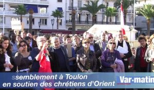 Rassemblement à Toulon en soutien des chrétiens d'Orient