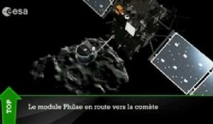 Top/Flop : le module Philae en route pour la comète, pour ses cent ans, elle saute en parachute