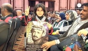 Des Palestiniens rendent hommage à Yasser Arafat au Caire