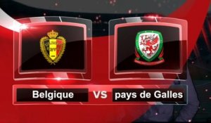 Match du jour: Belgique-pays de Galles