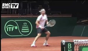Tennis / Les Suisses se sont entraînés au Stade Pierre-Mauroy - 18/11