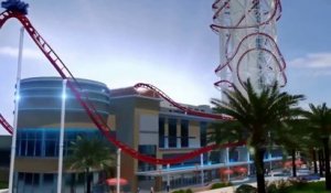 Montagne russe la plus haute du monde : demo en POV du Skyplex, Orlando : flippant!