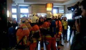 Une vingtaine de pompiers ont participé au Stairs Climbing