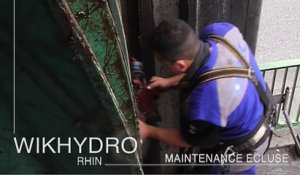 WIKHYDRO - Maintenance de l'écluse de Gambsheim