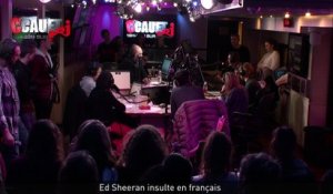 Ed Sheeran insulte en français - C'Cauet sur NRJ