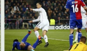 Le but de Cristiano Ronaldo (0-1) Real Madrid vs FC Bâle