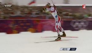 L'incroyable finish de Martin Fourcade en mass-start de biathlon