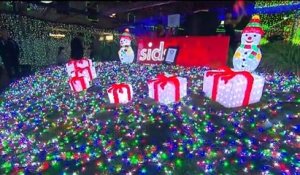 Le record du nombre d'illuminations de Noël battu en Australie