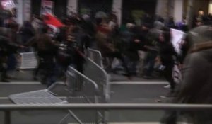 Violences en marge du congrès du Front national à Lyon