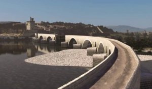 Découvrez comment était le pont d'Avignon en 1550