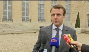 Macron: "la responsabilité du patronat est de mener des accords de branche"