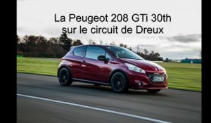 Essai Peugeot 208 GTi 30th 2014 - Circuit de Dreux