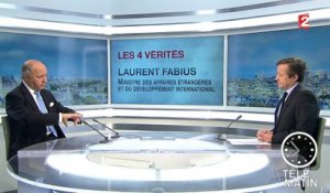 Laurent Fabius sur la reconnaissance de l'Etat palestinien : "l'objectif, c'est la paix"