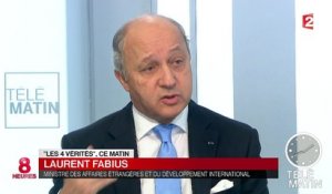 Laurent Fabius : "il faut absolument limiter l'émission de gaz à effet de serre"