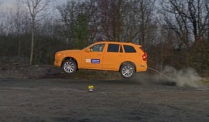 Crash test Volvo XC90 - Système Safe Positioning