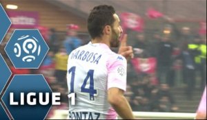 Le sublime coup franc de Cédric BARBOSA (28ème) / Evian TG FC - Olympique Lyonnais (2-3) - (ETG - OL) / 2014-15