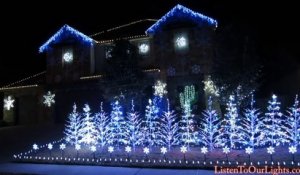 USA : une maison entièrement illuminée façon « Reine des Neiges »