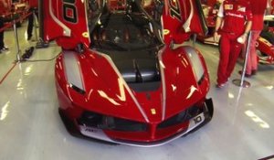 La Ferrari FXX K en direct du Ferrari Finali Mondiali à d'Abu Dhabi
