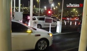 Opération escargot des chauffeurs de taxis contre UberPOP