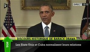 Top/Flop : Obama normalise les relations avec Cuba, Marc-Olivier Fogiel de retour sur France 3