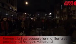 Rennes : la police repousse les manifestants