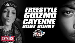 Freestyle de Guizmo avec Cayene et Bugz Bunny en live dans Planète Rap