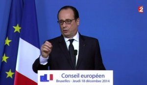 Croissance 2015 : François Hollande commente l'optimisme de l'Insee