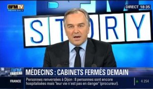 BFM Story: Grève des médecins libéraux: fermeture des cabinets demain – 22/12