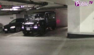 Exclu Vidéo : Kim et Kanye, même dans un parking on ne les laisse pas tranquille !