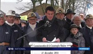 Liévin : Manuel Valls rend hommage aux mineurs