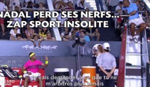 Benzema mis à nu, Nadal perd ses nerfs... ZAP Sport insolite