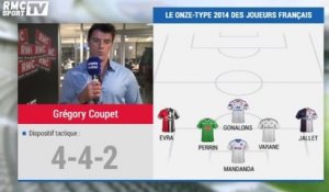 Football / France : L'équipe-type 2014 de Grégory Coupet - 26/12