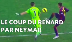 Neymar tente un but de renard contre la Real Sociedad