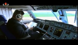 Propagande: Kim Jong-un pilote un avion