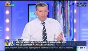 Nicolas Doze: Pourquoi la Bourse de Paris est-elle insensible à l'attentat contre Charlie Hebdo ? - 09/01