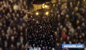 Charlie Hebdo: deux mille personnes à Sainte-Maxime