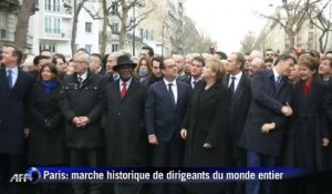 "Charlie Hebdo" : la marche des dirigeants politiques