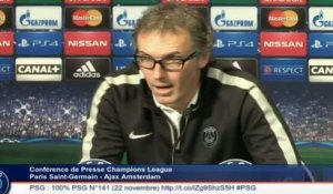 FOOT - C1 - PSG - Blanc : «L'Ajax est un club mythique»