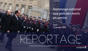 [REPORTAGE] Hommage national aux policiers morts en service