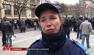 Les Français remercient leurs policiers et leur rendent hommage