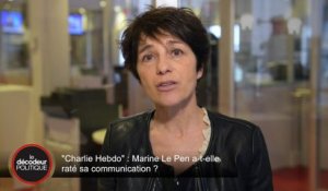 "Charlie Hebdo" : "Marine Le Pen n'a pas compris"