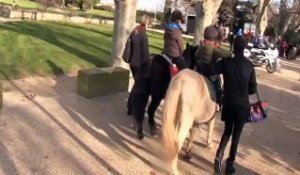 Avignon : cavalcade dans les rues de la ville