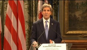 John Kerry fait part de sa "profonde émotion" (en français)