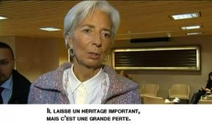 Pour Christine Lagarde, le roi Abdallah "était un grand défenseur des femmes"