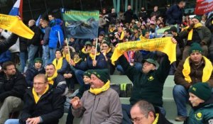 Les supporters d'Ulhan du Val à Vincennes