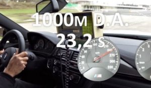 1000 m départ arrêté en BMW M3
