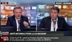 Brunet & Neumann : Faut-il l'unité nationale pour la loi Macron ? - 27/01