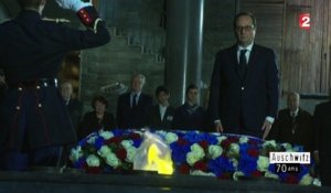 François Hollande a présidé une cérémonie au mémorial de la Shoah