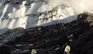 Matthias Giraud échappe de justesse à une avalanche