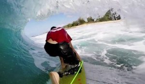 Le surf backside avec une prothèse